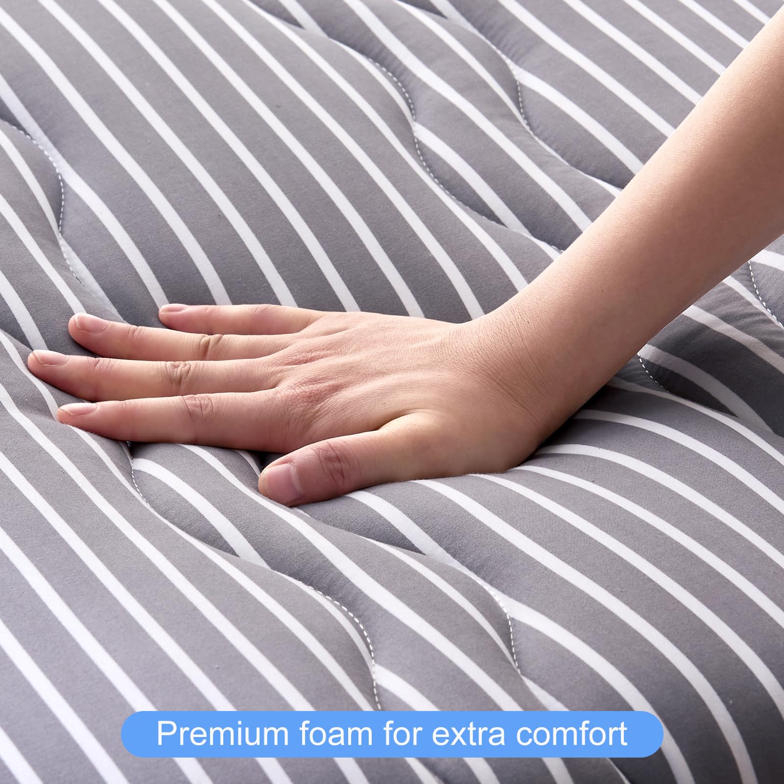 jzbearapt premium-foam-japanese-floor-mattress in guest room setup emphasizing versatile sleeping space