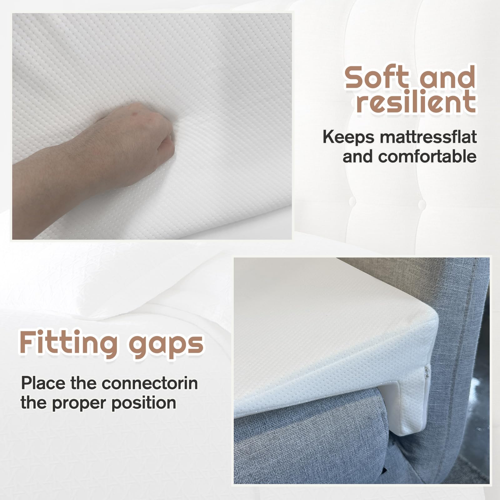 JZHLLA wedge fills couch gaps for comfortable seating