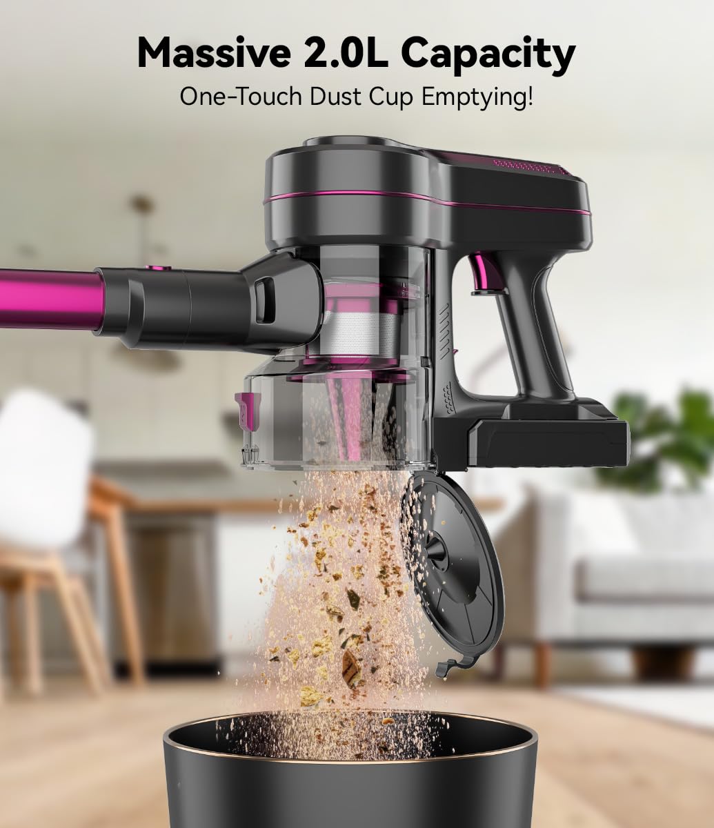 JZSSZQYY all-surface cleaning from hardwood to carpet with easy transitions.