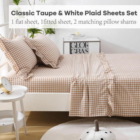 K MASANIJI fitted sheet with 18 inch deep pocket for a secure fit.