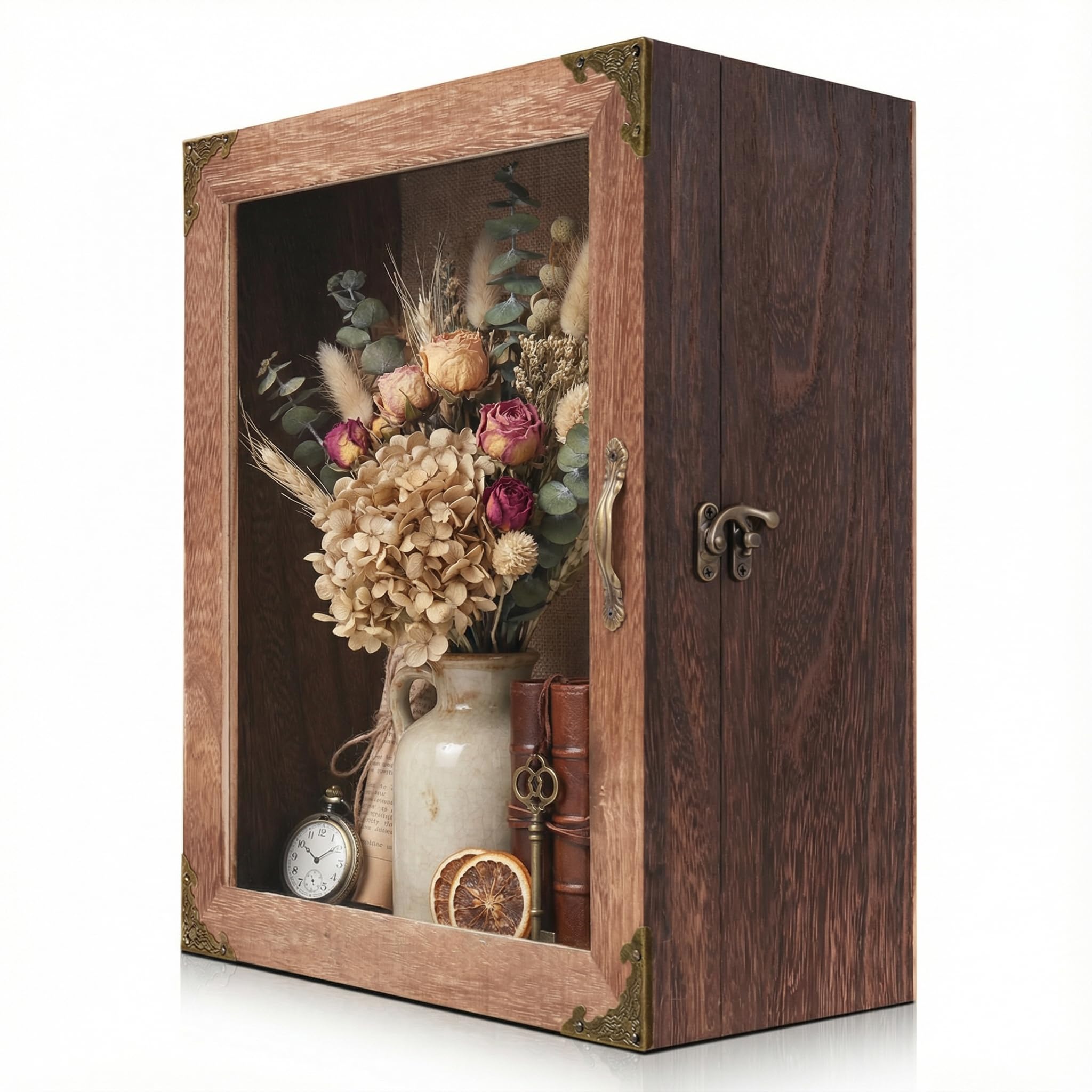 KAASTHAA Shadow Box Frame 11x13 wood frame showcases memories in a secure display.