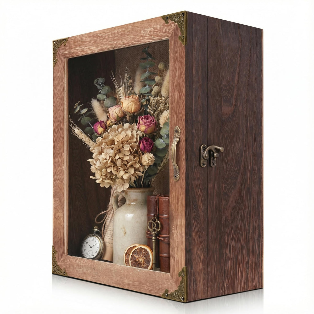 KAASTHAA Shadow Box Frame 11x13 wood frame showcases memories in a secure display.