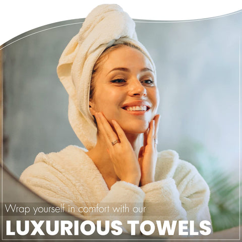 KAHAF Collection towels ideal for hotel or spa-style home.