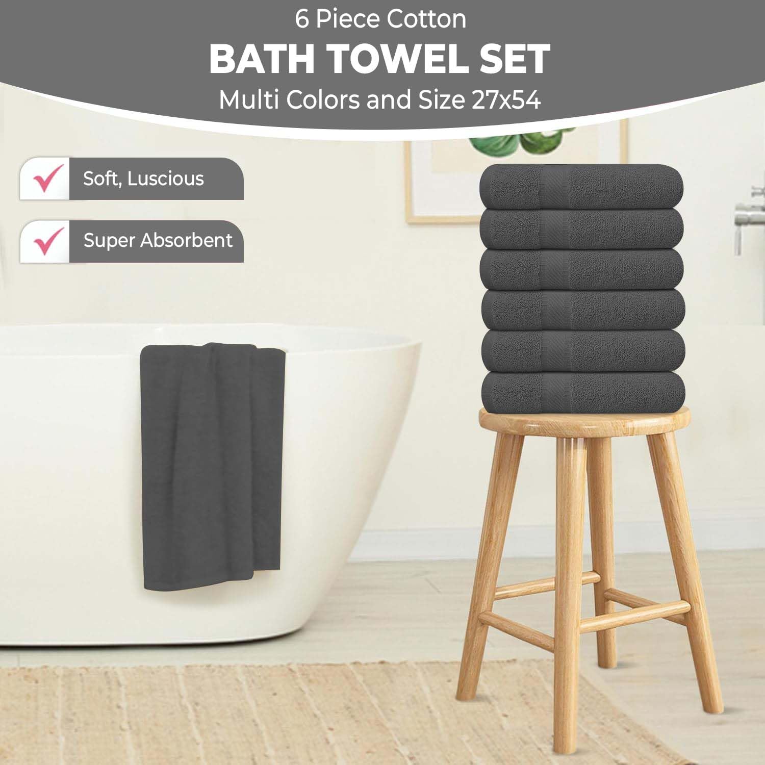 KAHAF COLLECTION pink towels offering soft comfort for home spa moments.