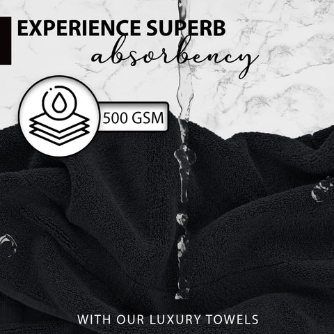 KAHAF COLLECTION quick-dry towel with soft feel for after shower.