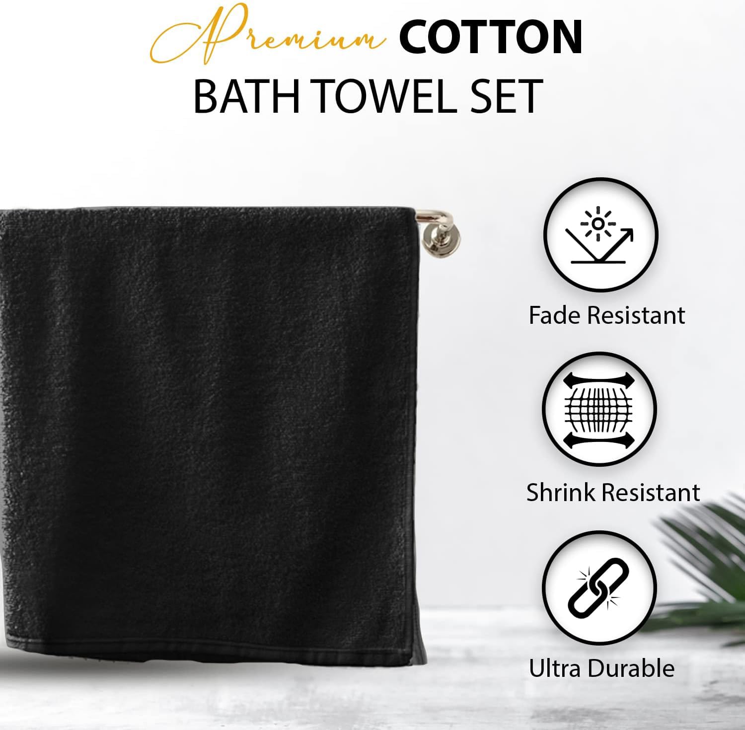 KAHAF COLLECTION quick-drying towel for fast post-workout refresh.