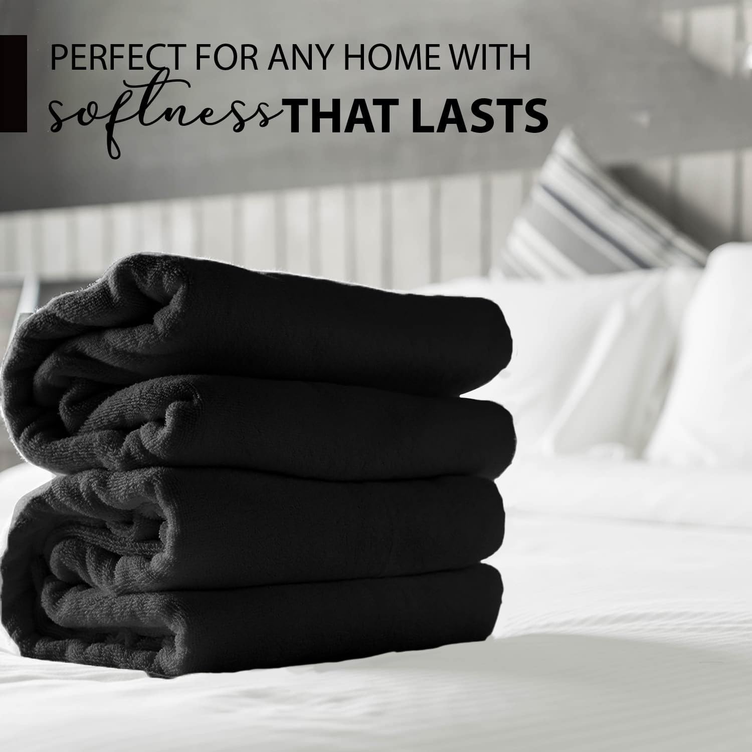 KAHAF COLLECTION soft, absorbent towel ideal for bath.