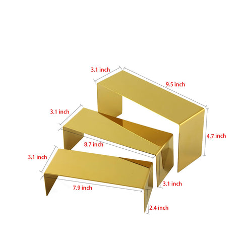 KAIDIYIN medium gold purse display stand keeps jewelry and accessories neatly displayed.