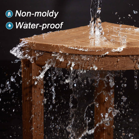 KaimuBench multi-use shower seat suitable for indoor and outdoor setup.