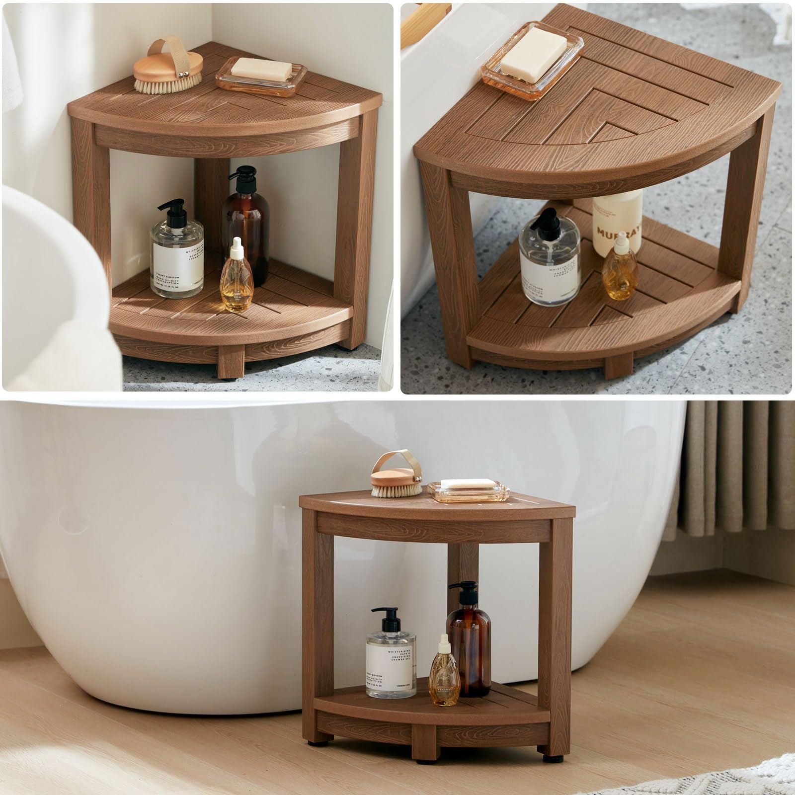 KaimuBench space-saving design fits corners without wasting room.