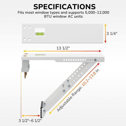 KAINGA heavy-duty steel bracket highlighting rust-resistant construction