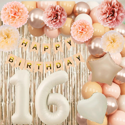 KAINSY dusty pink paper pom poms, soft texture adds dimension to party setup
