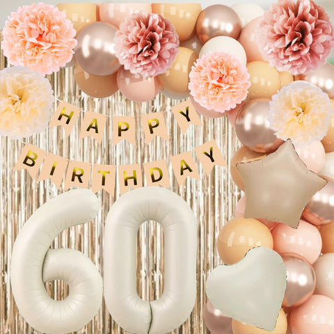 KAINSY dusty pink paper pom poms add soft texture for warm, intimate celebrations.