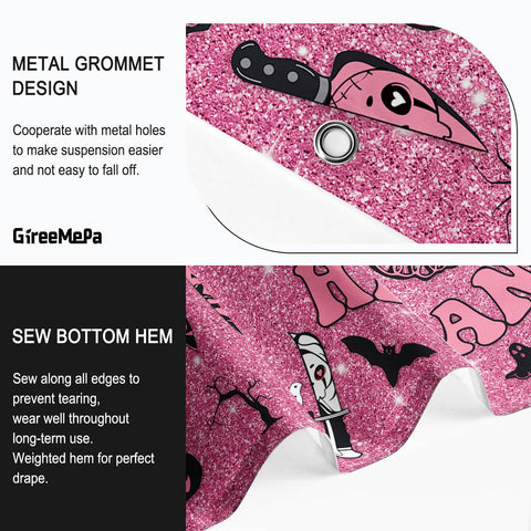 KAIRA bathroom decor collection enhances spooky pink theme