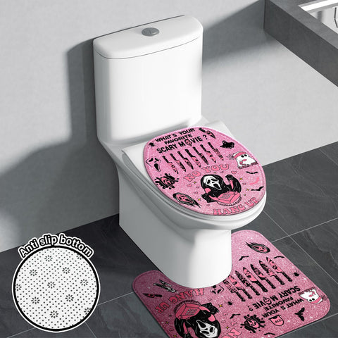 KAIRA Halloween bath rug set adds plush comfort and style