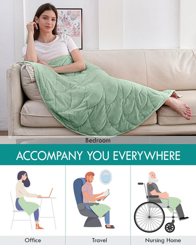 Kaisa all-season weighted blanket suitable for year-round use