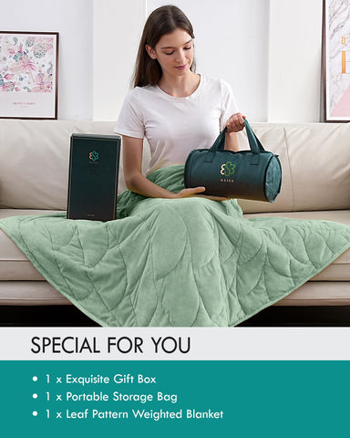 Kaisa machine washable weighted blanket offers easy care and quick cleaning