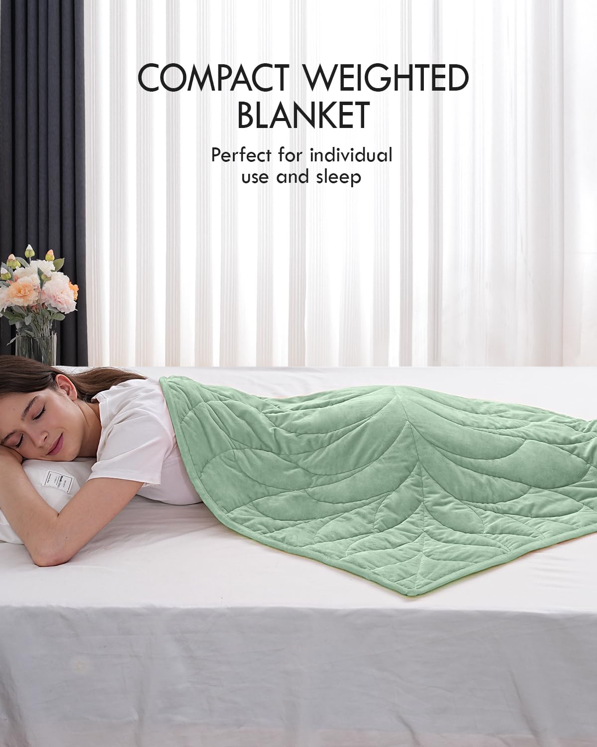 Kaisa sage green color adds calm, versatile styling to any space