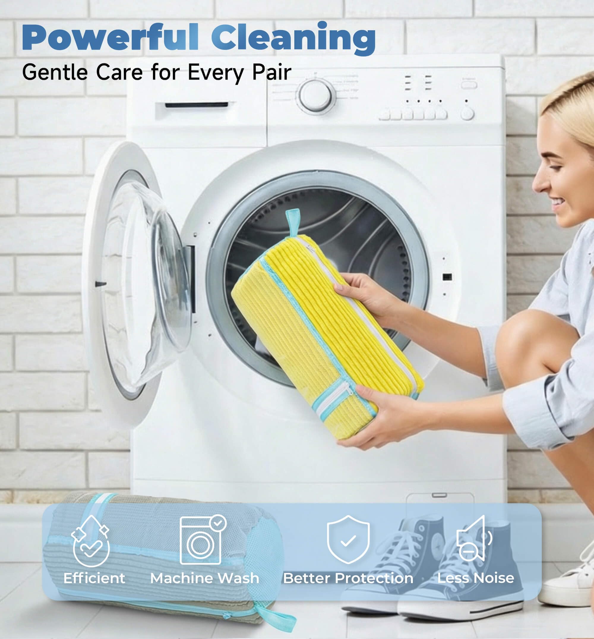 KAIUNTECLG built-in hanging loop enables easy air-drying after washing.