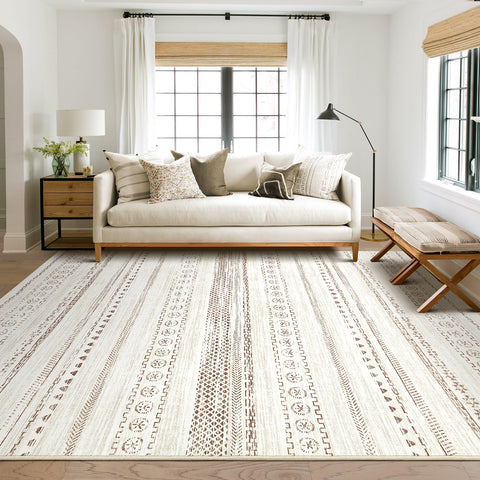 Kakania washable rug suits kids and pets with easy cleanup.