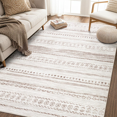 Kakania living-room setup image showing durable indoor rug for high-traffic spaces.