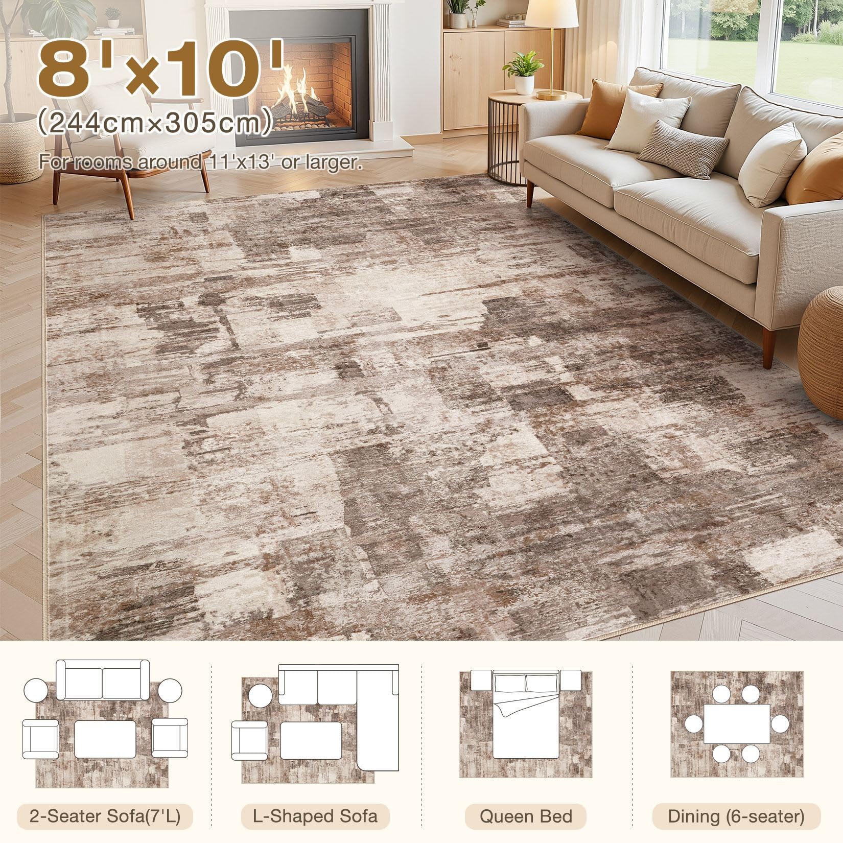 Kakania Soft polyester texture close-up highlighting plush underfoot comfort
