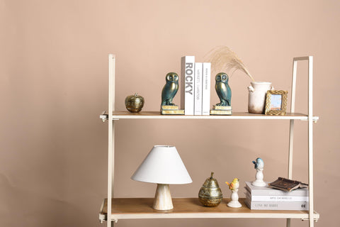 Kakizzy Owl Book Ends bronze cleaning care easy to wipe with damp cloth.