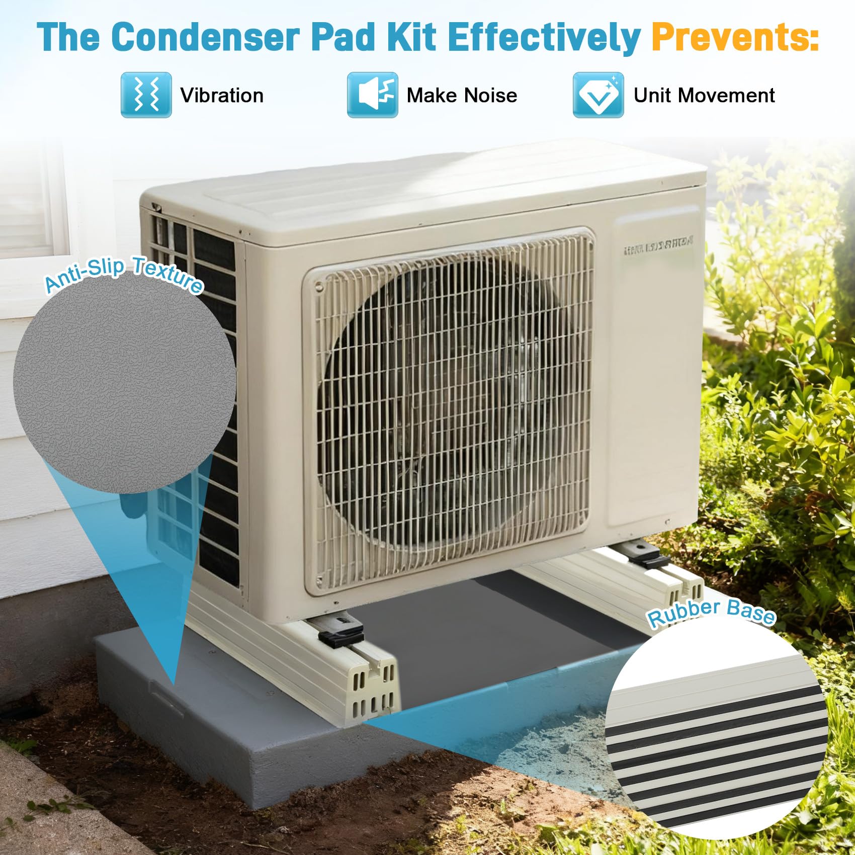 Kalageen pad is waterproof and UV resistant for harsh weather