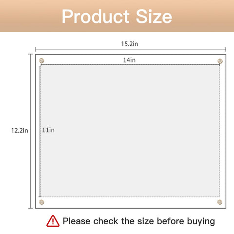 Kalami clear acrylic material emphasizes photos with a barely-there frameless look.