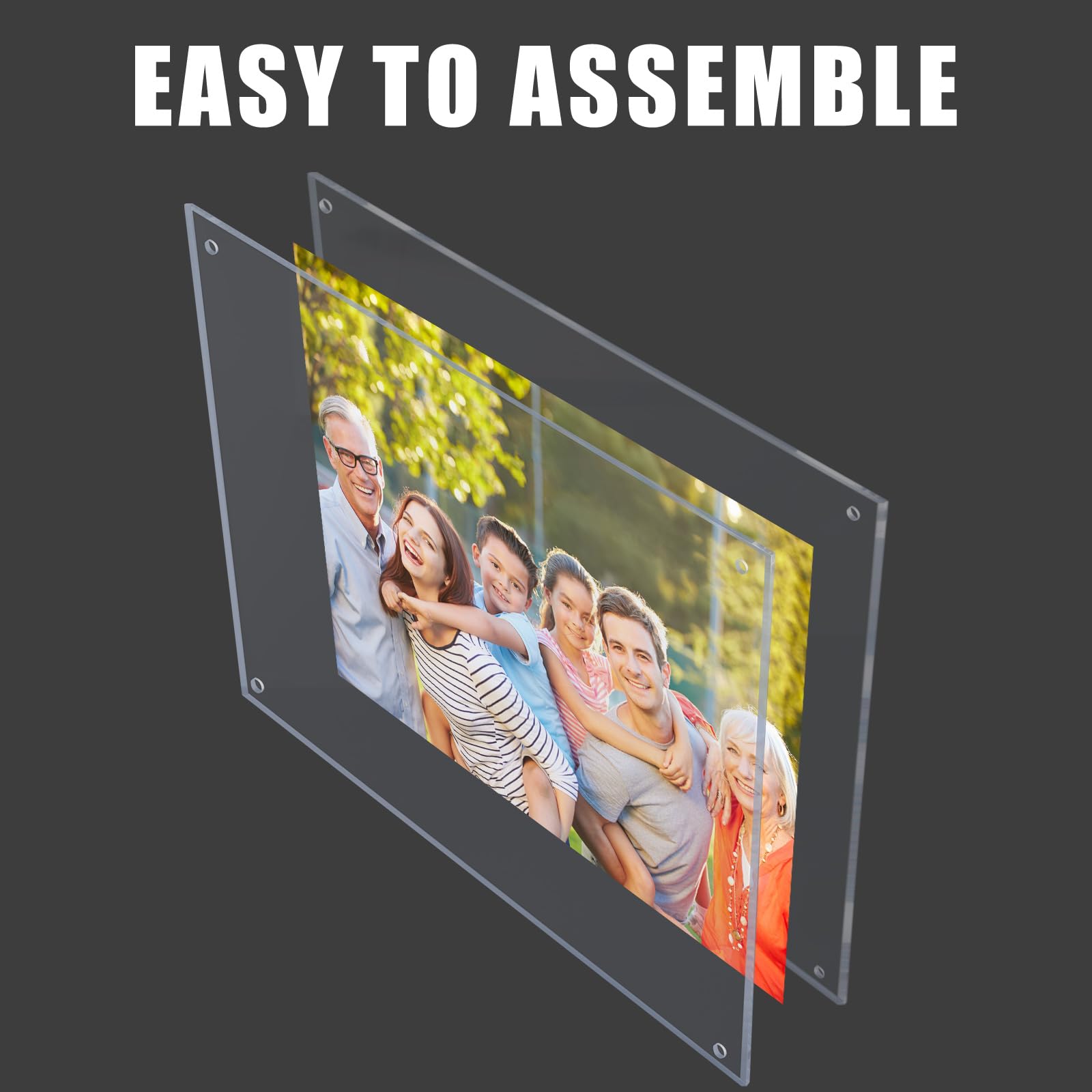 Kalami easy print updates allow swapping photos without removing the frame.