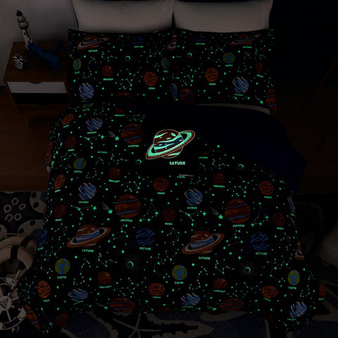 Kaleido Space glow activation demo with sun or LED light.