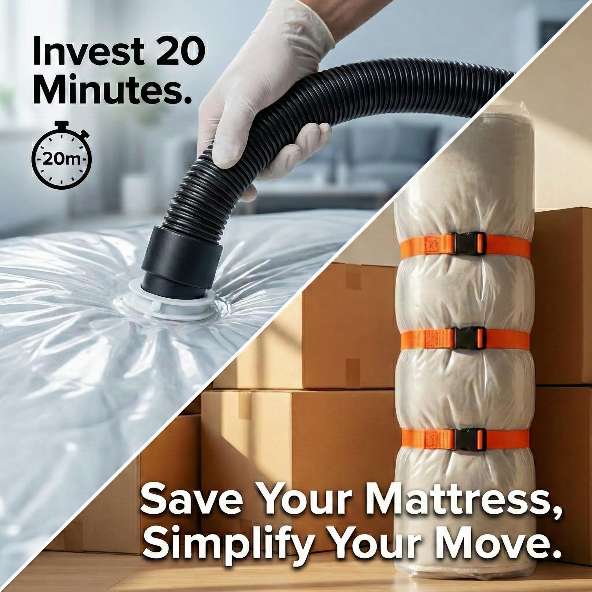 KaloTidy dual-zip seal bag demonstrates airtight closure for long-term organization.