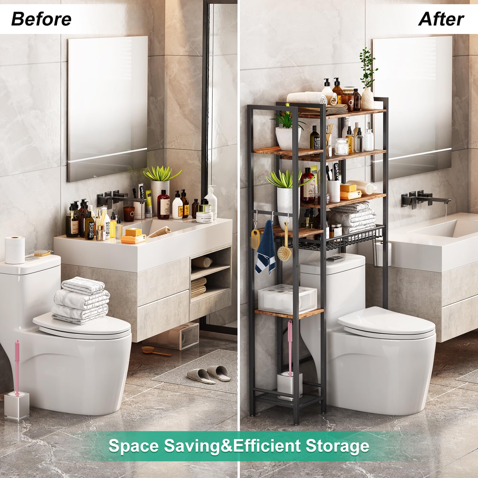Kalrin adjustable side rack installation to fit different layouts.