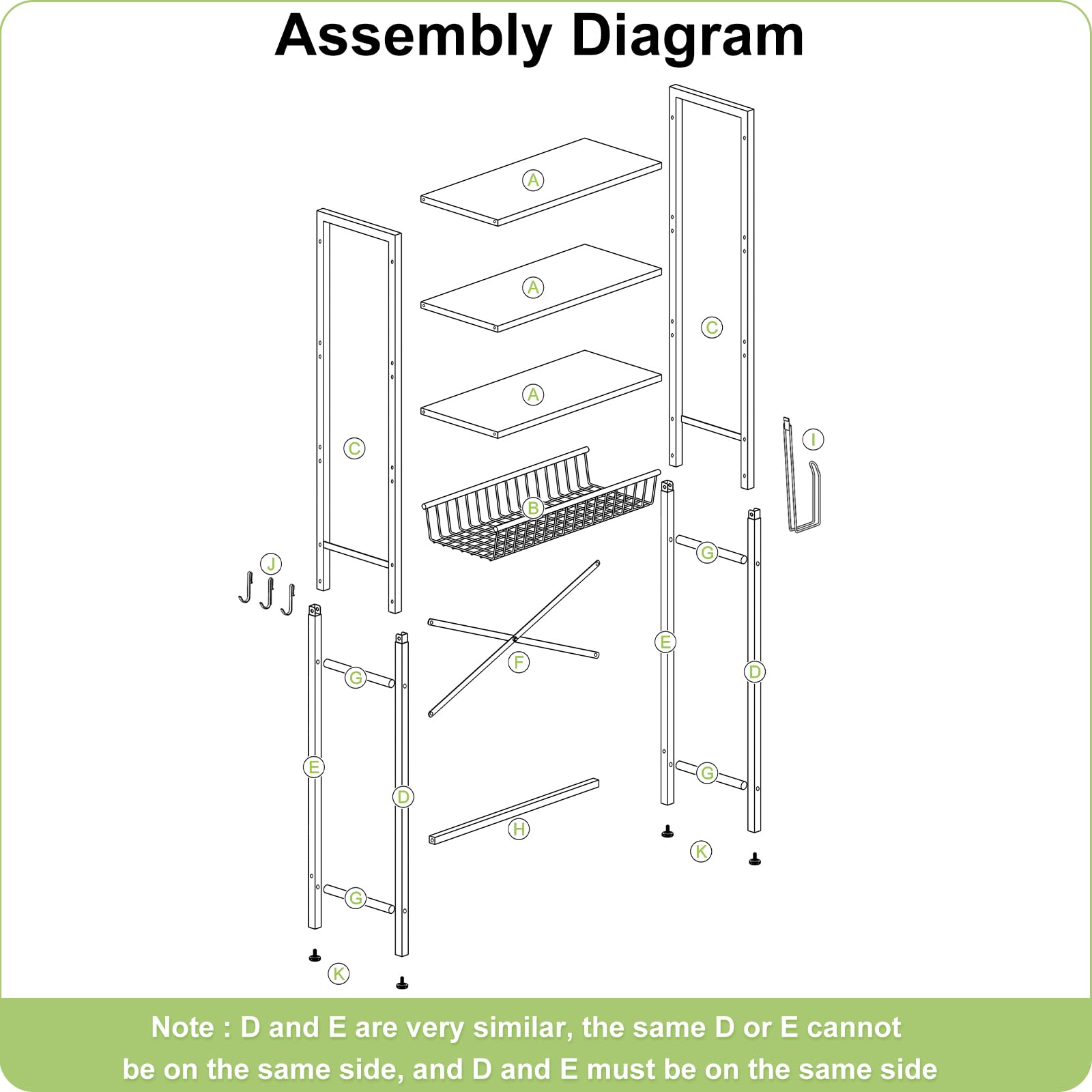 Kalrin assembly guide and included tools enable quick setup.