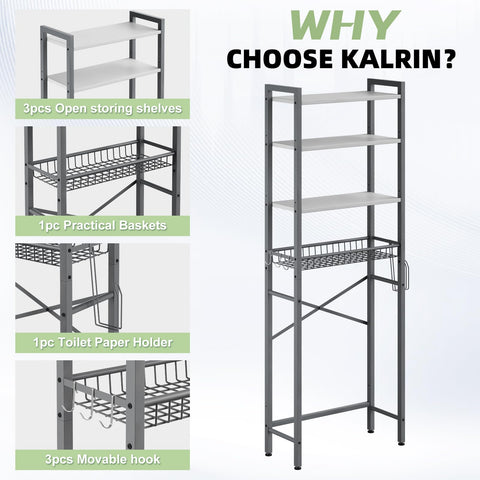 Kalrin sturdy metal frame with X-cross support for stability