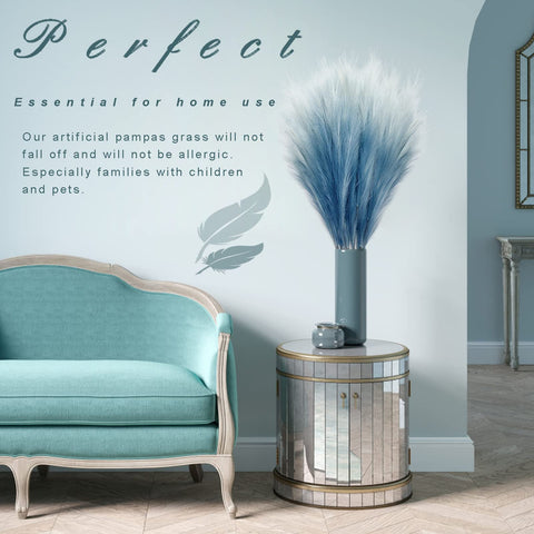 KALYLOC vibrant pampas grass as a standout vase filler