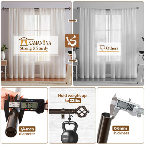 5/8-inch inner rod enhances stability during use on KAMANINA rods.