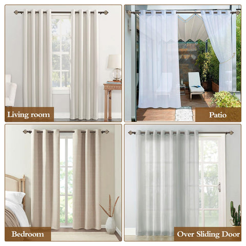 KAMANINA antique bronze finials add timeless charm to windows