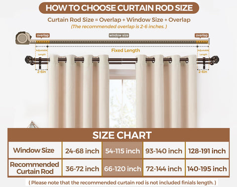 KAMANINA back rod diameter three-quarter inch delivers balanced support.