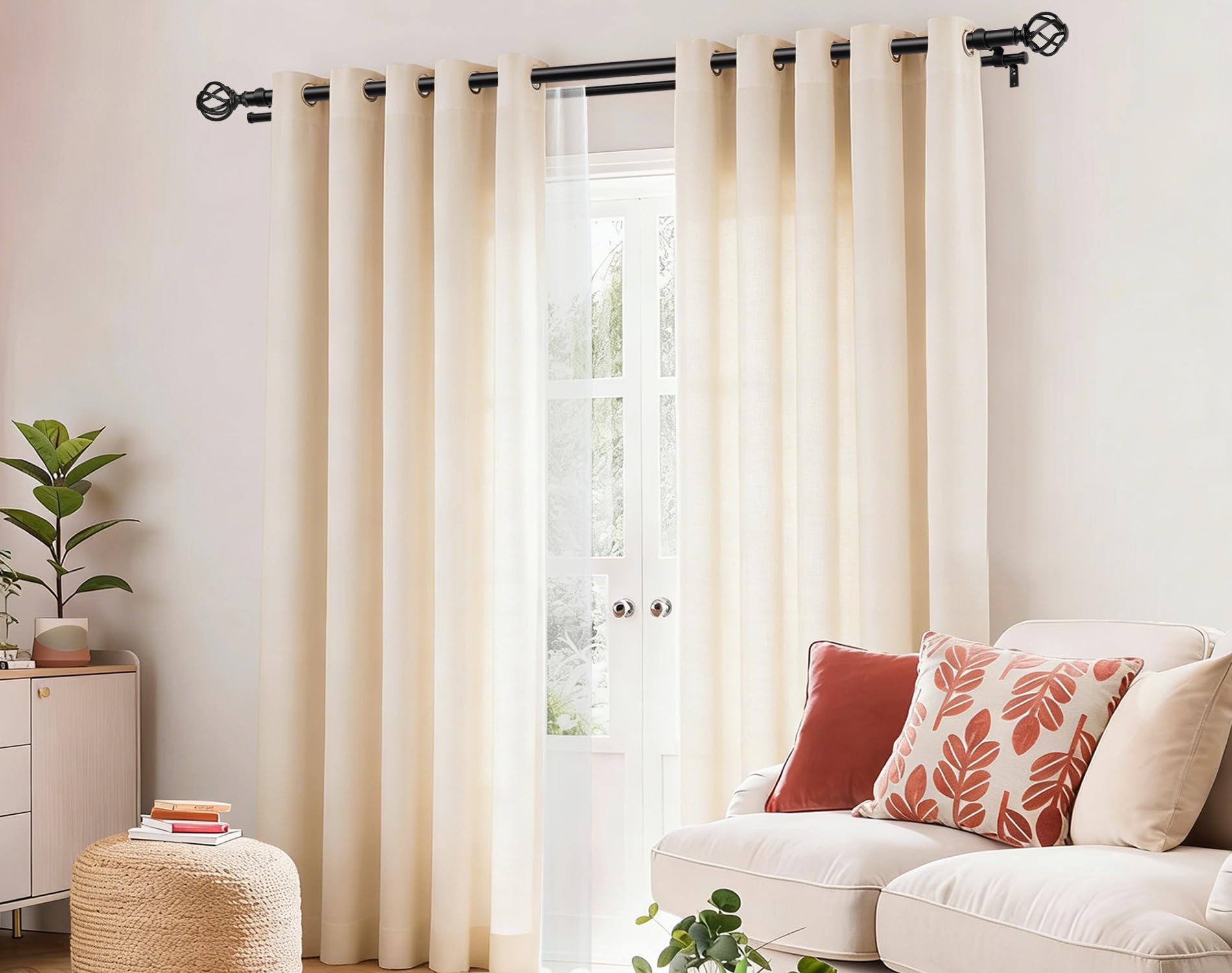 Includes brackets, screws, anchors and instruction for quick mounting.