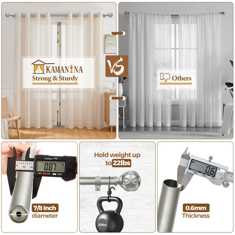 KAMANINA includes brackets and hardware for easy wall mounting.