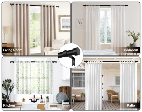 Kamanina 2-pack black finish detail with sleek modern look.