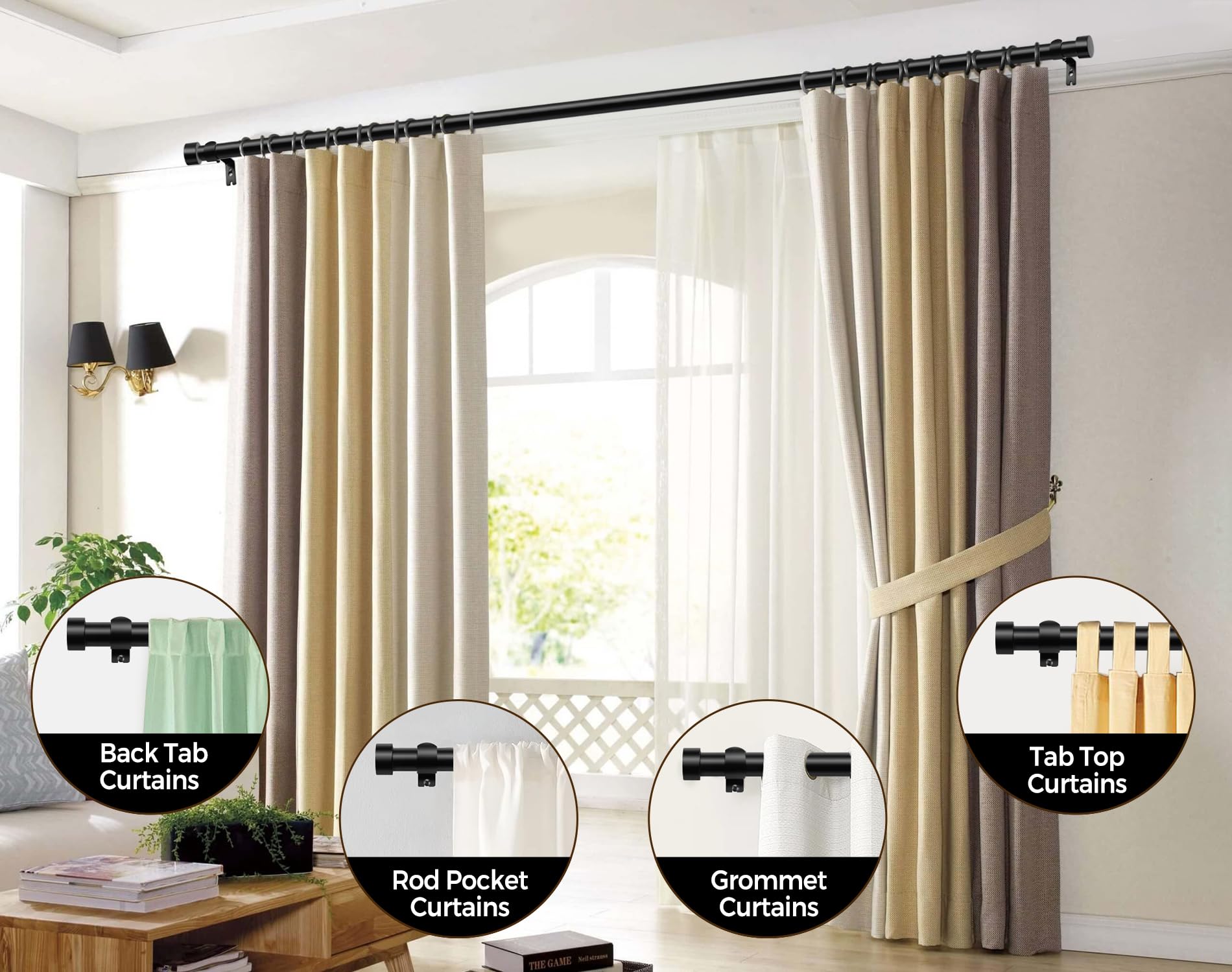 Kamanina 2-pack telescopic extension demonstrates easy length adjustment.