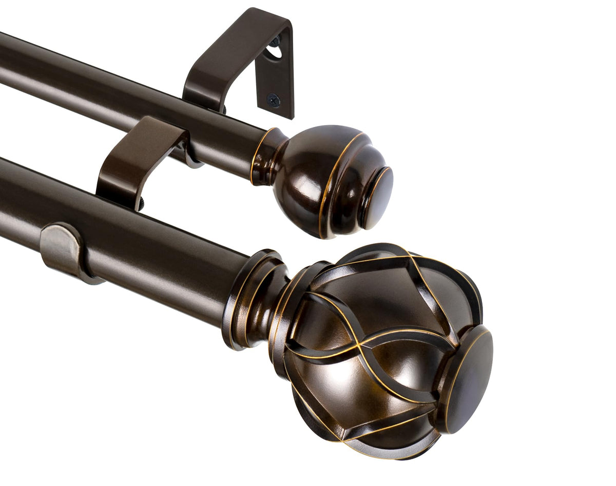 KAMANINA front rod extended for versatile window sizing and a clean layered look.