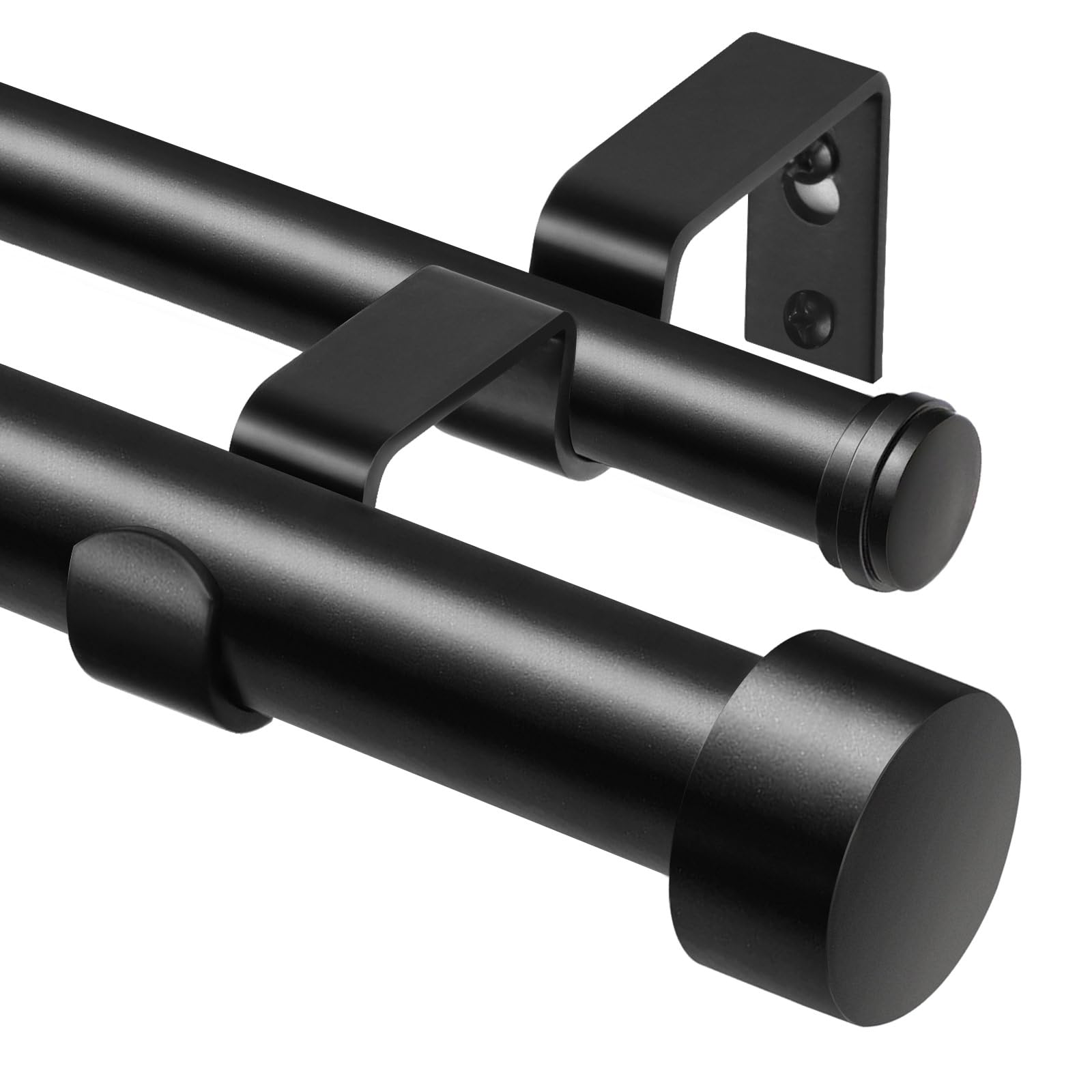 KAMANINA front rod with finials for a sleek window look