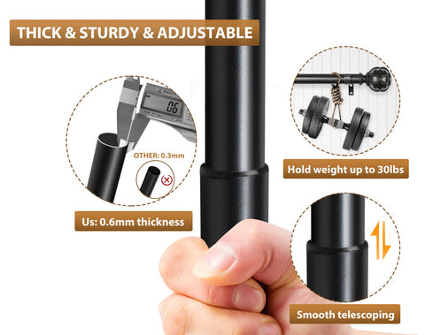 KAMANINA hardware included for secure installation with brackets and anchors.