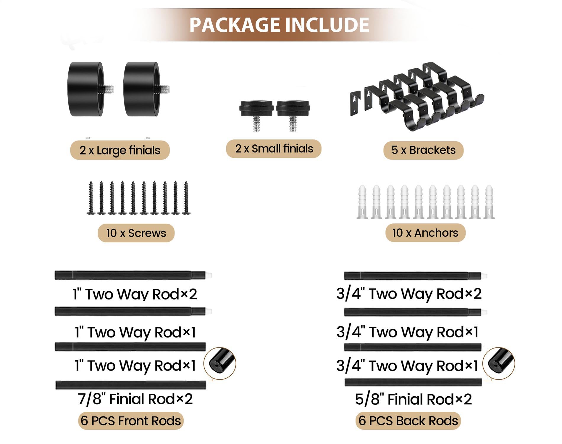 KAMANINA heavy-duty metal construction emphasizes durability for daily use.