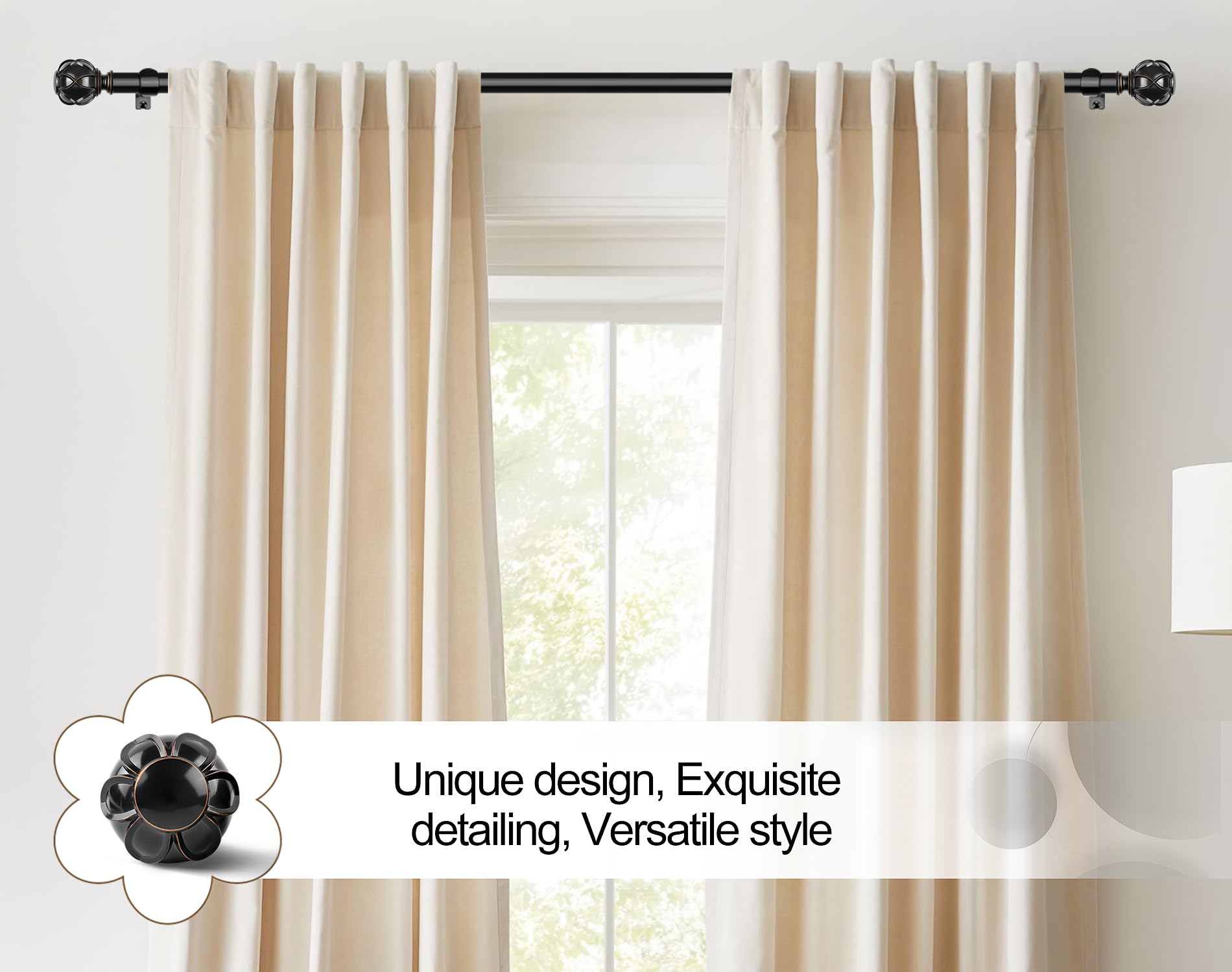KAMANINA living room and dining room setup with versatile coverage