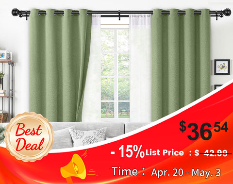 KAMANINA telescoping system extended to 144 inches for large windows