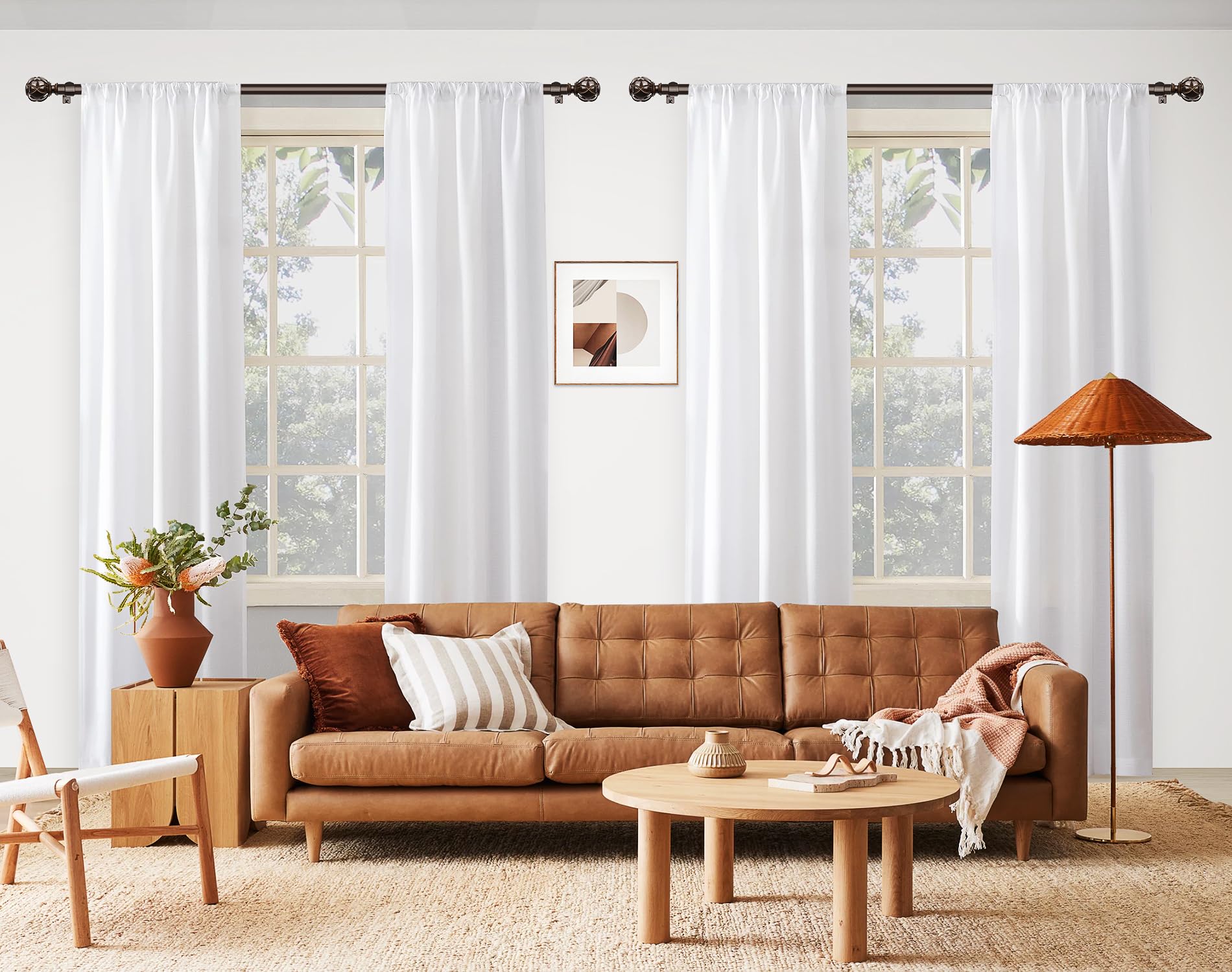KAMANINA telescoping extension rod adjusts from 32 to 86 inches for a flexible fit